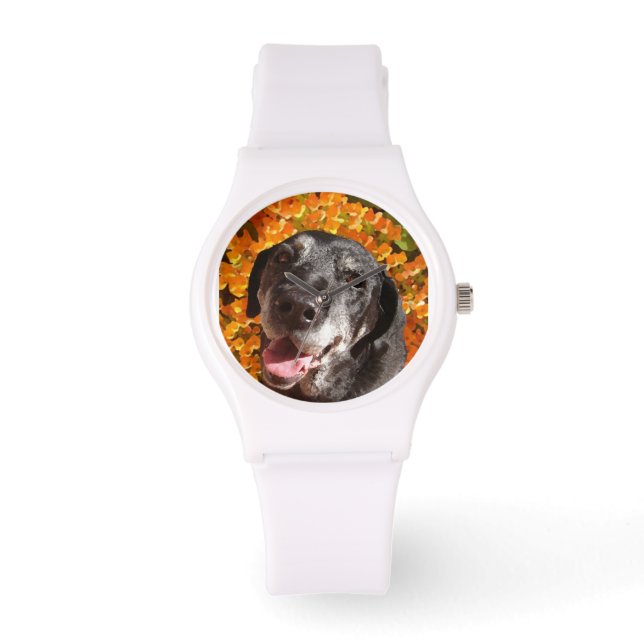 Reloj De Pulsera El viejo labrador negro (Anverso)
