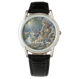 Reloj De Pulsera ÉL VIENE PRONTO árbol viejo
