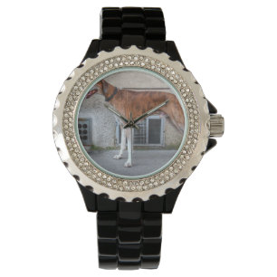 Reloj De Pulsera Elder Brindle Greyhound