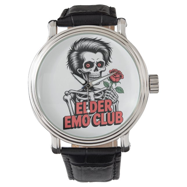 Reloj De Pulsera Elder Emo Club Skeleton Rose Watch (Anverso)