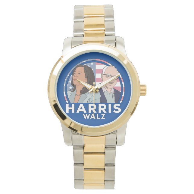 Reloj De Pulsera Elección de Harris Walz (Anverso)