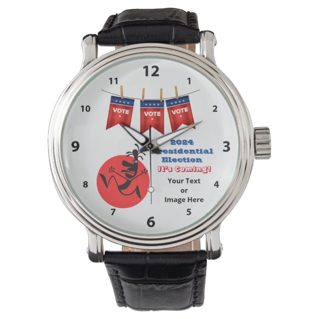 Reloj De Pulsera Elecciones presidenciales de 2024, edición masculi (Anverso)