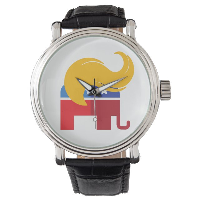 Reloj De Pulsera Elecciones presidenciales Trump 2024 (Anverso)