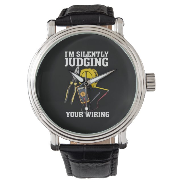 Reloj De Pulsera Electrician Humor Profession (Anverso)