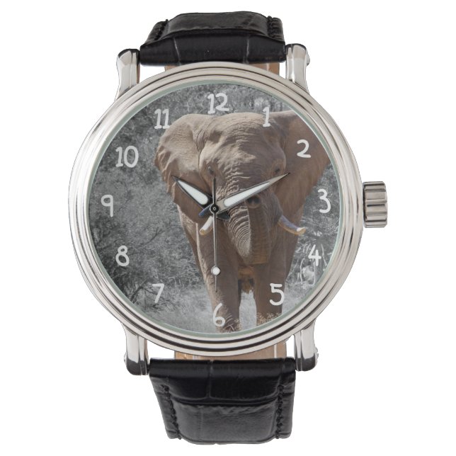 Reloj De Pulsera Elefante Africano (Anverso)