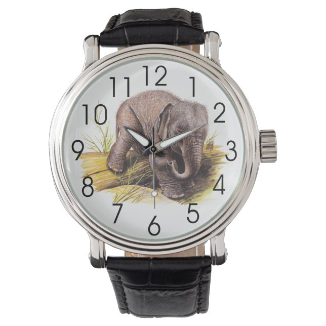 Reloj De Pulsera Elefante de bebé ventilado (Anverso)