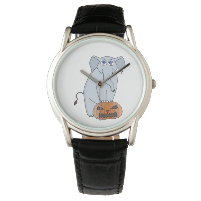Reloj De Pulsera Elefante de calabaza (Anverso)