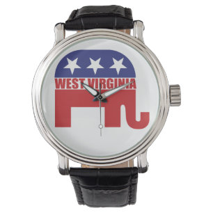 Reloj De Pulsera Elefante del republicano de Virginia Occidental