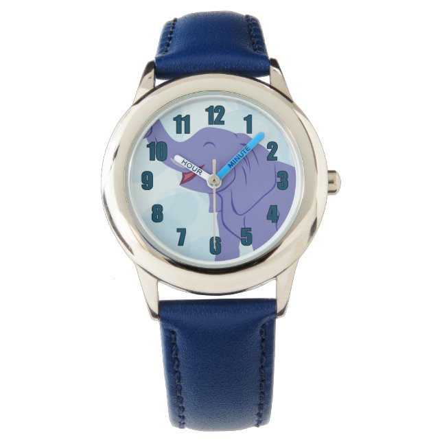 Reloj De Pulsera Elefante feliz (Anverso)