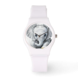 Reloj De Pulsera Elefante Gray Baby Adorable