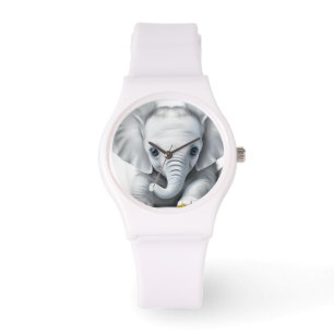 Reloj De Pulsera Elefante Gray Baby Adorable