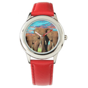 Reloj De Pulsera Elefante Opal Sunrise,