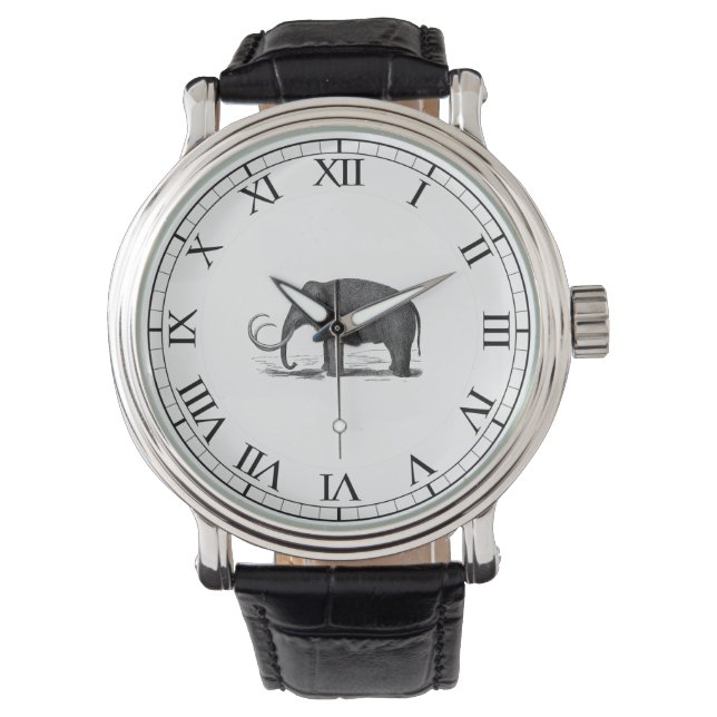 Reloj De Pulsera Elefante pre-histórico de mamut loboso (Anverso)