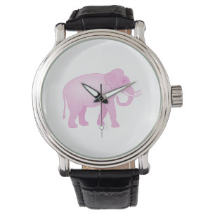 Reloj De Pulsera Elefante rosa