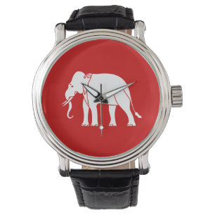 Reloj De Pulsera Elefante siamés
