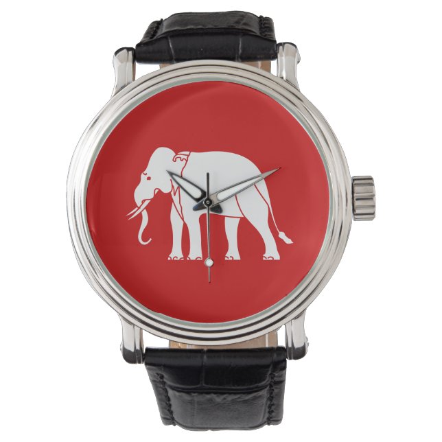 Reloj De Pulsera Elefante siamés (Anverso)