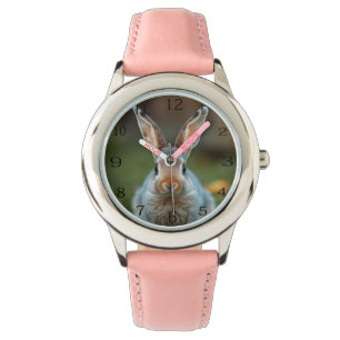 Reloj De Pulsera "Elegancia azul: el conejo ruso"