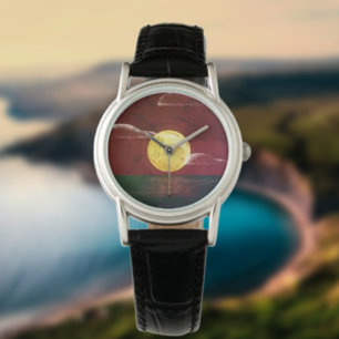 Reloj De Pulsera Elegancia del Océano a la Luz de la Luna