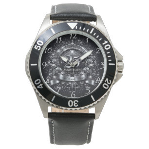 Reloj De Pulsera Elegancia Plateada: 25º Aniversario
