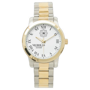 Reloj De Pulsera  Elegant and minimalist monogrammed