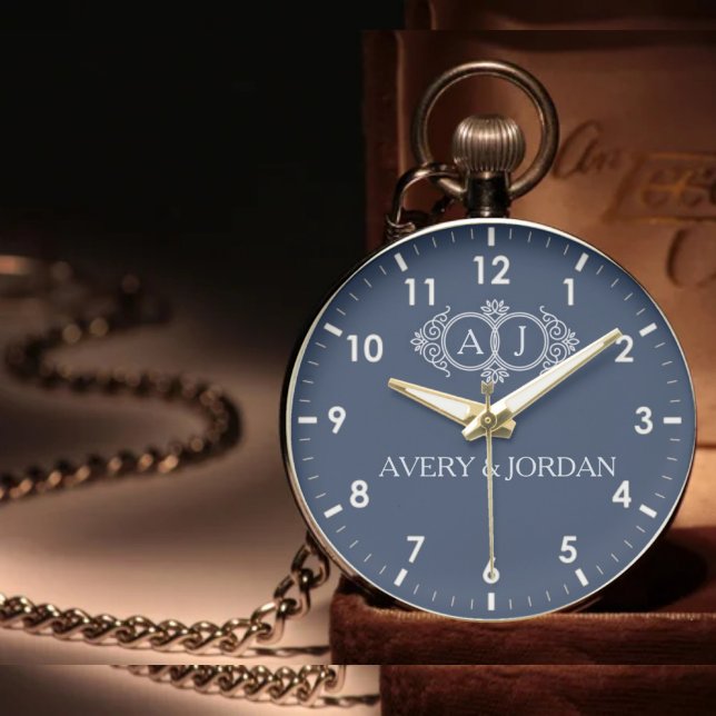 Reloj De Pulsera Elegant Classic style monogram  (Subido por el creador)