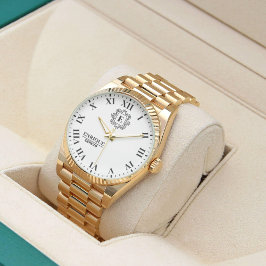 Reloj De Pulsera Elegant Custom Monogram Timeless Personalized Keep