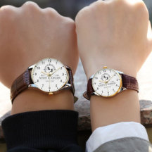 Elegant Initials White black Luxury Monogram