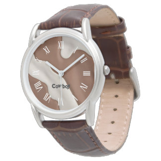 Reloj De Pulsera Elegant Luxury Faux Cow Leather Modern Collection