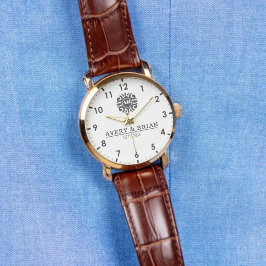 Reloj De Pulsera Elegant Luxury monogram initials names