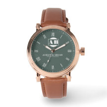 Elegant Monogram Personalized Wedding Anniversary