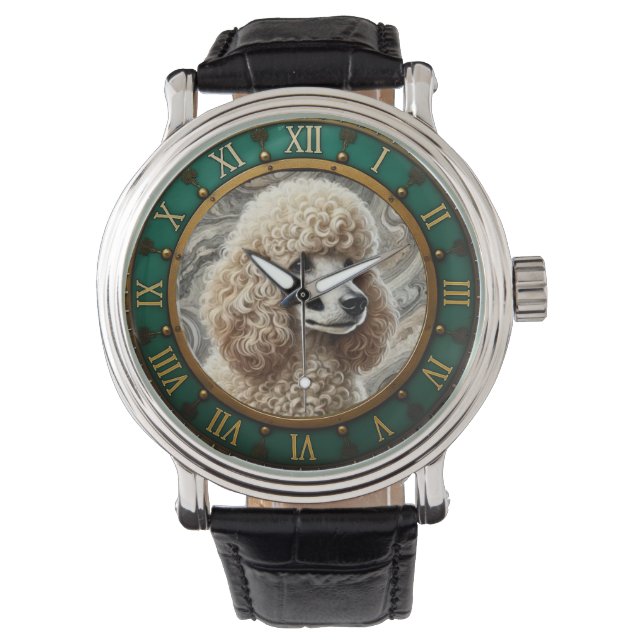 Reloj De Pulsera Elegant Poodle Dog (Anverso)
