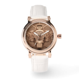 Reloj De Pulsera Elegant Rose Aesthetic Floral Wrist Watch