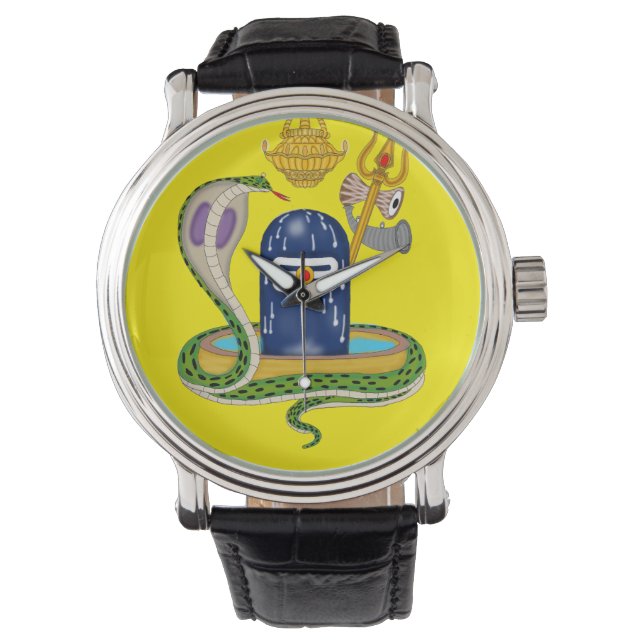 Reloj De Pulsera Elegant Shivlingam Clock – Divine Timepiece for Sp (Anverso)