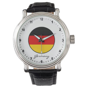 Reloj De Pulsera Elegante Alemania Watch & Bandera alemana / Berlín
