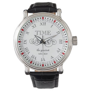 Reloj De Pulsera Elegante añada sus propias reflexiones de mensaje