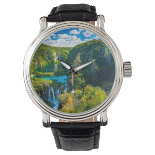 Reloj De Pulsera Elegante cascada escénica, Croacia