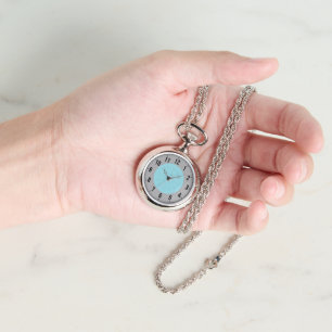 Reloj De Pulsera Elegante collar de estilo plateado