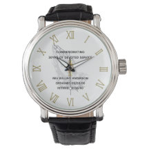 Elegante conmemorativo de PRIEST Retirement Watch