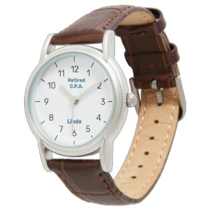 Reloj De Pulsera Elegante contable de vigilancia de jubilación Per
