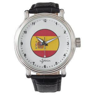 Reloj De Pulsera Elegante España Watch & Bandera Española / Madrid