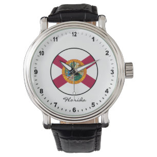 Reloj De Pulsera Elegante Florida Watch & Bandera de Florida / Esta