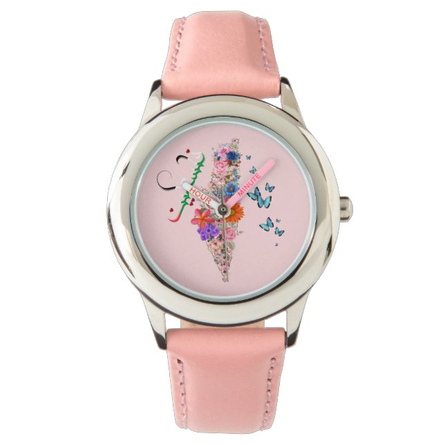 Reloj De Pulsera Elegante Free Palestine Watch. Kids Watch (Anverso)