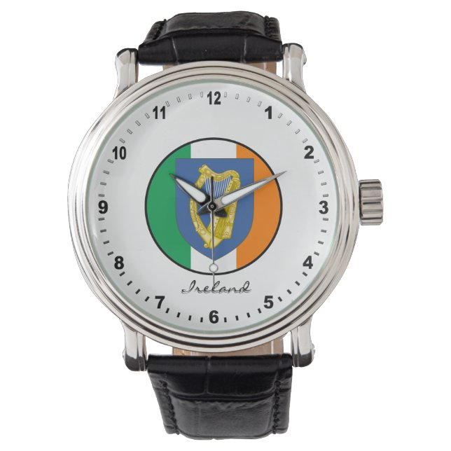 Reloj De Pulsera Elegante Irlanda Watch & Bandera irlandesa / St Pa (Anverso)