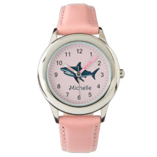 Reloj De Pulsera Elegante pez tiburón Personalizado