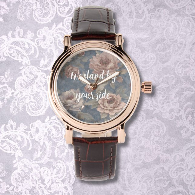 Reloj De Pulsera Elegante regalo conmemorativo de jardín para madre (Graceful Garden Memorial Gift for Grieving Mother)