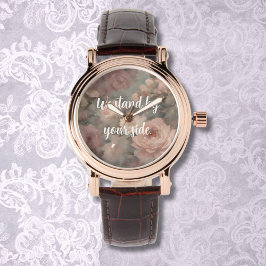 Reloj De Pulsera Elegante regalo floral conmemorativo para madre af