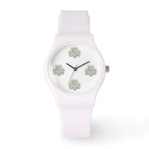 Reloj De Pulsera Elegante trendy y afortunado shamrock irlandés