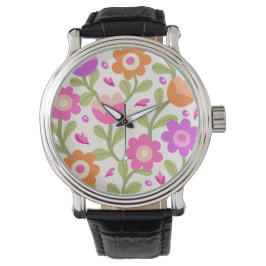 Reloj De Pulsera Elegantes diseños florales - Hermoso y Personaliza