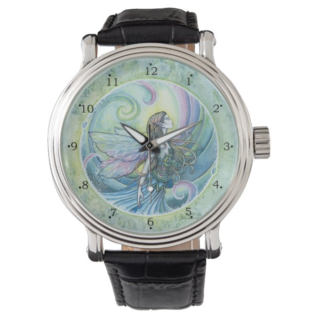 Reloj De Pulsera Elemento Agua Fairy Fantasy Art (Anverso)