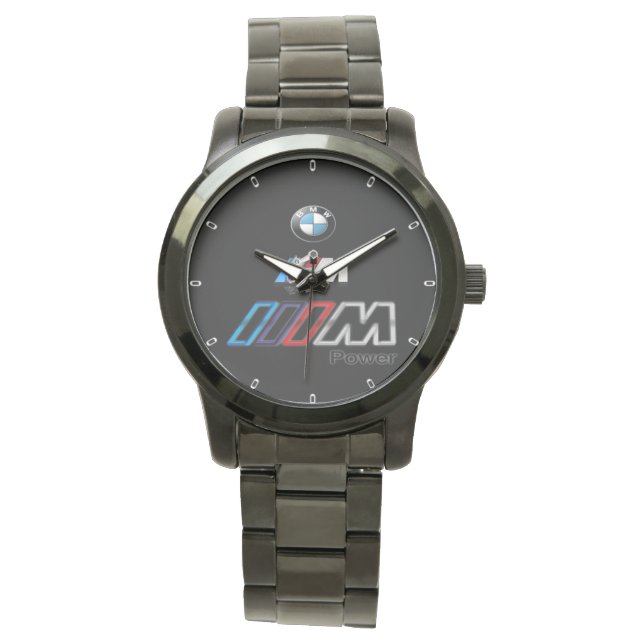 Reloj De Pulsera Elemento caliente Motor Bmw Acero inoxidable Cuart (Anverso)